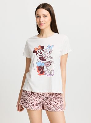 Pijama Corto Disney Minnie Y Daisy en Caja