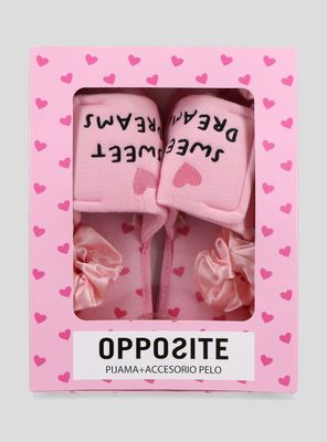 Imagen 2 del producto Pantufla Bordado con Accesorio de Pelo de Regalo