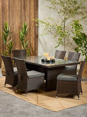 Juego de Comedor Terraza Anastasia 6 Sillas