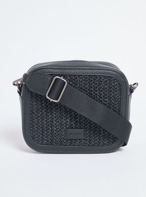 Cartera Crossbody con Diseño Raffia