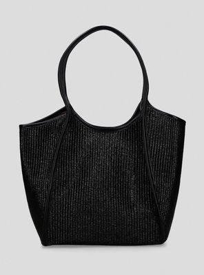 Imagen 2 del producto Cartera Totebag Efecto Raffia Colaboración María Pombo