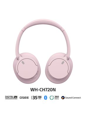 Imagen 2 del producto Audífonos Bluetooth Noise Cancelling WH-CH720N Rosado