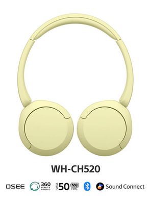 Imagen 2 del producto Audífonos Bluetooth WH-CH520 Amarillo