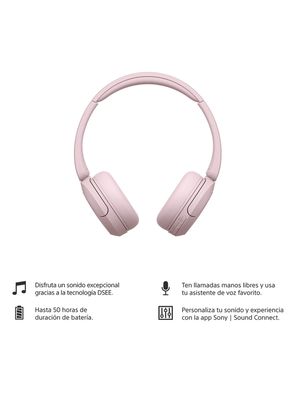 Imagen 2 del producto Audífonos Bluetooth WH-CH520 Rosado