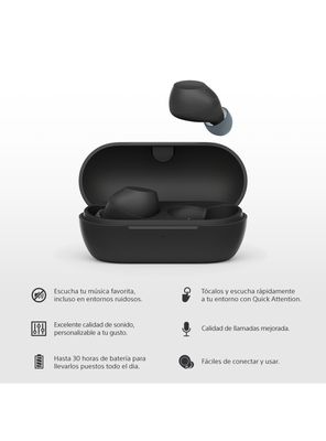 Imagen 2 del producto Audífonos Bluetooth Noise Cancelling WF-C710N Negro
