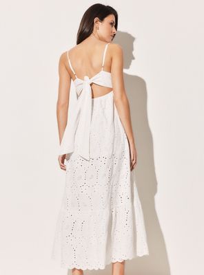 Imagen 2 del producto Vestido Broderie con Nudo en la Espalda