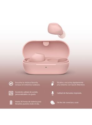 Imagen 2 del producto Audífonos Bluetooth Noise Cancelling WF-C710N Rosado