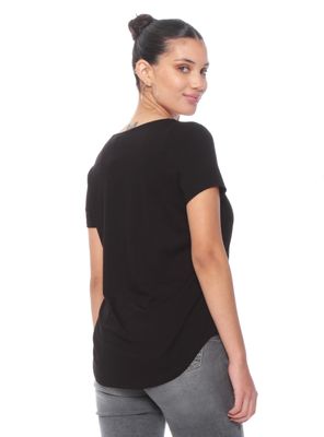 Imagen 2 del producto Polera Sólida Manga Corta con Cuello Redondo