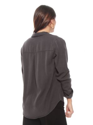 Imagen 2 del producto Blusa Manga Larga Ajustable Lyocell Cuello Camisero