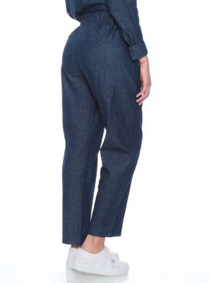 Imagen 2 del producto Pantalón Recto Tiro Alto Pretina Elástica