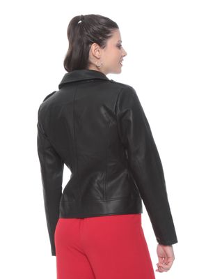 Imagen 2 del producto Chaqueta Manga Larga Cuero Ecológico con Cierres