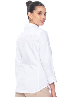 Imagen 2 del producto Blusa Manga 3/4 con Aplicación de Flores