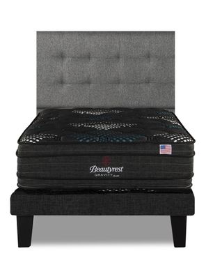 Imagen 2 del producto Cama Europea 1.5 Plazas Gravity Dual Tignes Gris