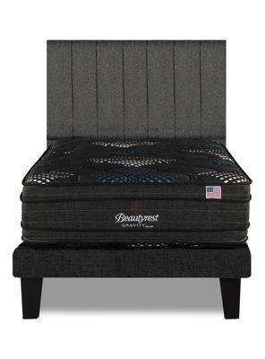 Imagen 2 del producto Cama Europea 1.5 Plazas Gravity Dual Tibet Gris