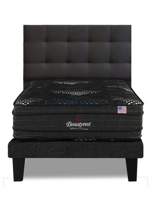 Imagen 2 del producto Cama Europea 1.5 Plazas Gravity Dual Tignes Marengo