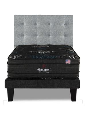 Imagen 2 del producto Cama Europea 1.5 Plazas Gravity Dual Tignes Plata