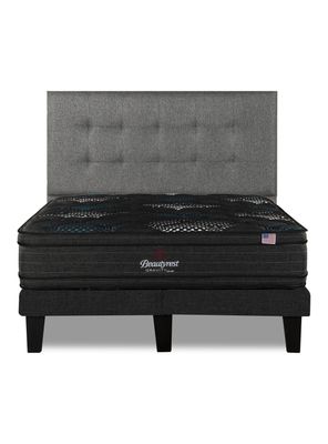 Imagen 2 del producto Cama Europea 2 Plazas Gravity Dual Tignes Gris