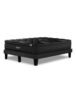 Cama Europea 2 Plazas Gravity Dual Tibet Gris