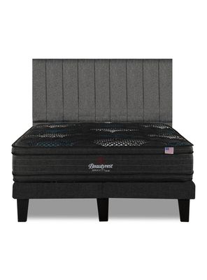 Imagen 2 del producto Cama Europea 2 Plazas Gravity Dual Tibet Gris