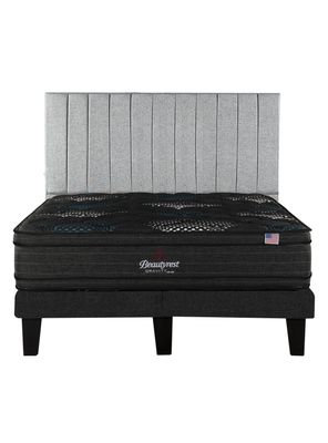 Imagen 2 del producto Cama Europea 2 Plazas Gravity Dual Tibet Plata