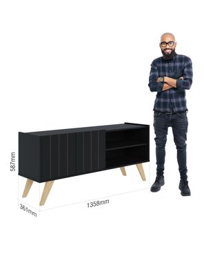 Imagen 2 del producto Rack TV Space 55"" Preto Fosco/Tauari