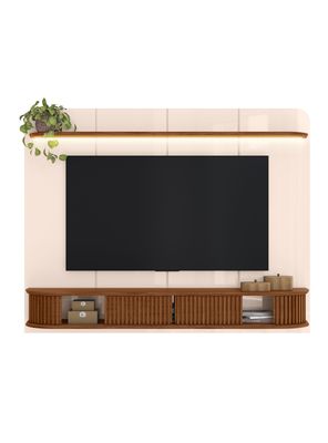 Panel TV Capri Off 75"" White/Freijó