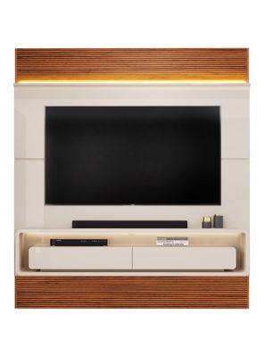 Panel TV Taylor 70"" Off White/Freijó