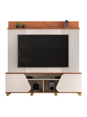 Centro de Entretenimiento Henry 70"" Off White/Freijo