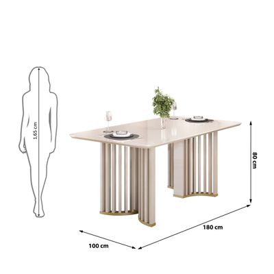 Imagen 2 del producto Juego de Comedor Luma 6 Sillas Off White-Ondina Neve