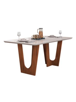 Juego de Comedor Nala 6 Sillas Freijo Off White-Ondina