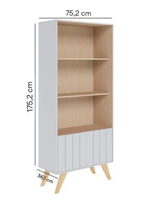 Imagen 2 del producto Estante Librero Link Branco