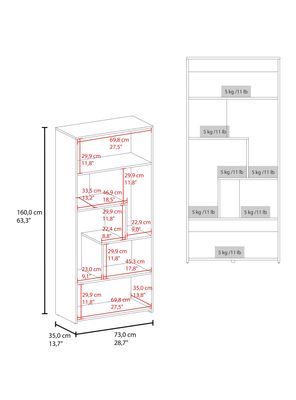 Imagen 2 del producto Biblioteca Estante 160x73x35 cm Louis
