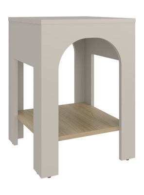 Mesa Lateral Aira 52x37.5x37.5 cm Capri y Fresno