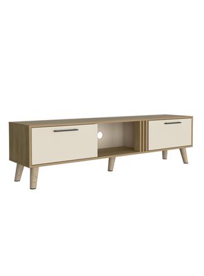 Rack TV 65"" Vance 2 Puertas 160x43x35 cm Fresno y Capri