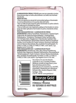 Imagen 2 del producto Highlighter Duo Bronze Gold