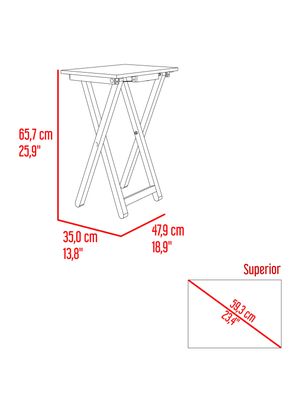 Imagen 2 del producto Mesa Plegable Otis 65.7x47.9x35 cm Fresno