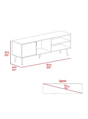 Imagen 2 del producto Rack TV 65"" Vulcan 1 Puerta Agave y Toquilla