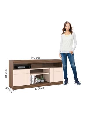 Imagen 2 del producto Rack TV Yara 47"" 2 Puertas Café