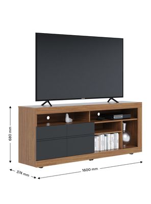 Imagen 2 del producto Rack TV Inaja 65"" 2 Puertas Negro