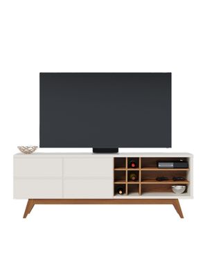 Rack TV Noronha 75"" 2 Puertas Blanco