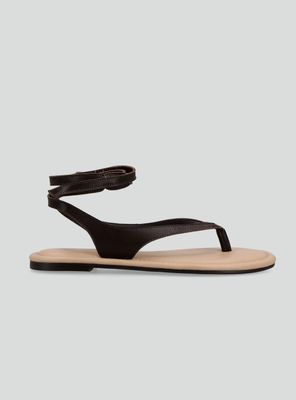 Imagen 2 del producto Sandalia Amarras Cuero Colaboración María Pombo Mujer