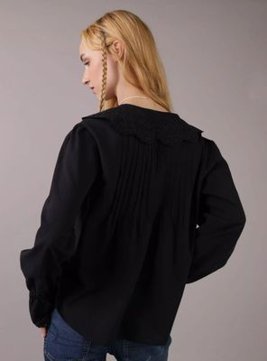 Imagen 2 del producto Blusa Pinzas Cuello Bordado