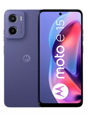 Smartphone Moto E15 64GB 6.7 Morado Liberado
