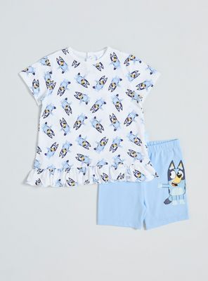 Conjunto Calza y Polera Bluey con Vuelos