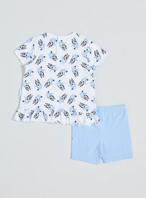Imagen 2 del producto Conjunto Calza y Polera Bluey con Vuelos