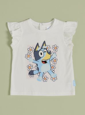 Polera Estampado Bluey con Brillos