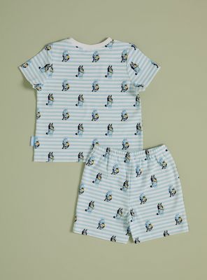 Imagen 2 del producto Pijama Estampado Líneas Celeste Bluey