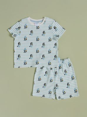 Imagen 1 del producto Pijama Estampado Líneas Celeste Bluey