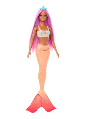 Muñeca Sirena Cabello Morado