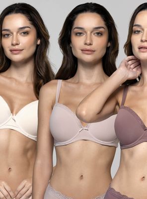 Pack 3 Sostén Copa C 820